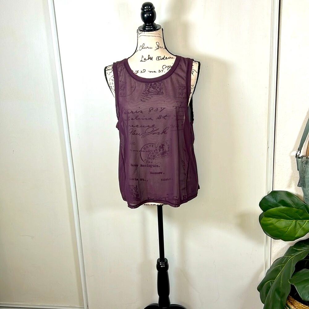 Lululemon Mesh Sole Training Muscle Tank